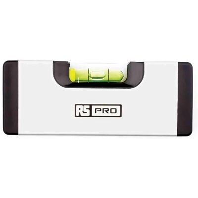 RS PRO Wasserwaage - Taschenformat 120mm Aluminiumrahmen 1 Libelle - 0,5mm/m RS PRO Wasserwaage - Taschenformat 120mm Aluminiumrahmen 1 Libelle - 0,5mm/m
