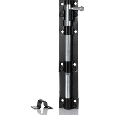 RS PRO Verrou en acier - 254mm - Quincaillerie de porte RS PRO Verrou en acier - 254mm - Quincaillerie de porte