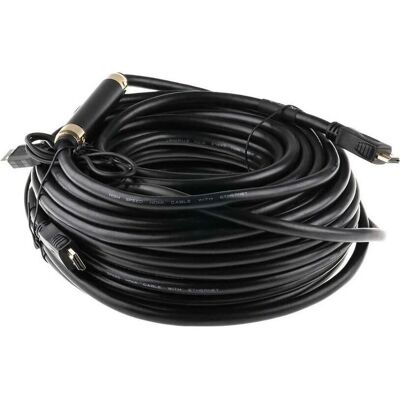 RS PRO HDMI-Kabel - 25m - Schwarz - 4K - Hochgeschwindigkeit RS PRO HDMI-Kabel - 25m - Schwarz - 4K - Hochgeschwindigkeit
