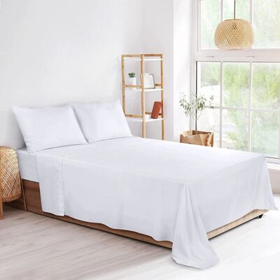 Imperial Rooms TC140-King White Luxury Egyptian Cotton Bed Sheets - bed sheets Imperial Rooms TC140-King White Luxury Egyptian Cotton Bed Sheets - bed sheets