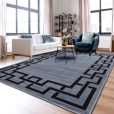 Imperial Rooms - Double Bed Stripe Navy - Fitted Sheet - 40cm Imperial Rooms - Double Bed Stripe Navy - Fitted Sheet - 40cm