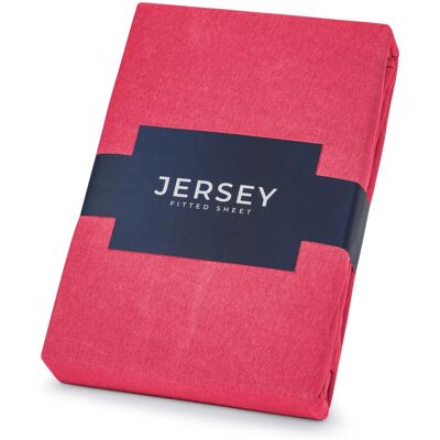 Imperial Rooms - Jersey Fitted Sheet - Pink - 30cm - Fitted Sheet Imperial Rooms - Jersey Fitted Sheet - Pink - 30cm - Fitted Sheet