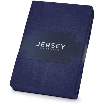 Imperial Rooms - Cotton King - Navy - 30cm - Fitted Sheet Imperial Rooms - Cotton King - Navy - 30cm - Fitted Sheet