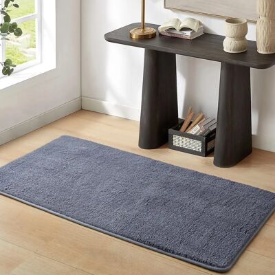 Imperial Rooms - 60 x 220 cm Runner Rug Coffee Brown - Anti Slip - Shaggy - Rug Imperial Rooms - 60 x 220 cm Runner Rug Coffee Brown - Anti Slip - Shaggy - Rug