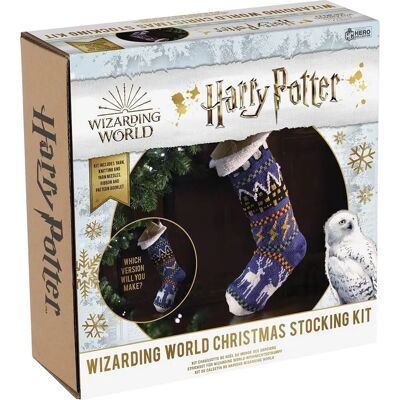 Eaglemoss Harry Potter Knit Kit Hogwarts Christmas Stocking Eaglemoss Harry Potter Knit Kit Hogwarts Christmas Stocking