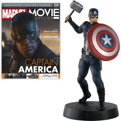 Marvel: Avengers Endgame - Figurine Captain America 1:16 - Eaglemoss Figurine - Publicité Marvel: Avengers Endgame - Figurine Captain America 1:16 - Eaglemoss Figurine - Publicité