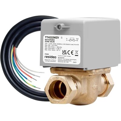 Honeywell Tth222mzv Motorised Zone Valve - Heating Control Honeywell Tth222mzv Motorised Zone Valve - Heating Control