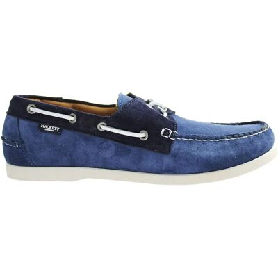 Hackett Boat Slip-On Blau Suede Leren Heren Schoenen - Schoenen Hackett Boat Slip-On Blau Suede Leren Heren Schoenen - Schoenen