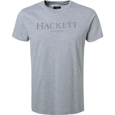 Hackett London XL Grau Baumwoll T-Shirt Klassischer Schnitt Hackett London XL Grau Baumwoll T-Shirt Klassischer Schnitt