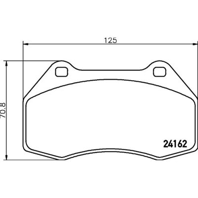 DON - PCP2099 - Front - Alpine A110 - Brake pad set DON - PCP2099 - Front - Alpine A110 - Brake pad set
