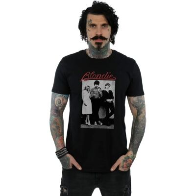 Blondie Herren Schwarzes Slim Fit T-Shirt - Rockband Merch Blondie Herren Schwarzes Slim Fit T-Shirt - Rockband Merch