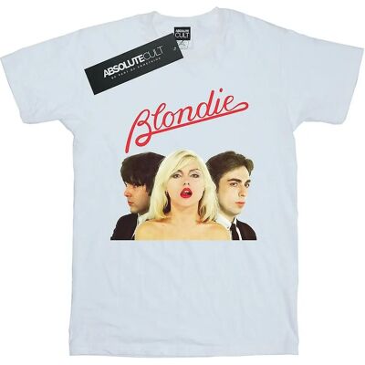 Blondie Schwarzes Boyfriend Baumwoll-T-Shirt - Damen - Lässig Blondie Schwarzes Boyfriend Baumwoll-T-Shirt - Damen - Lässig