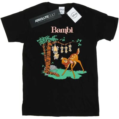 Disney Bambi Boyfriend Fit T-Shirt Zwart XXL Disney Bambi Boyfriend Fit T-Shirt Zwart XXL