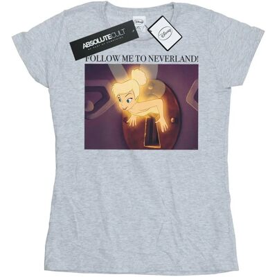 Absolute Cult Disney Tinker Bell Follow Me T-Shirt Sport Grey Small - T-Shirt Absolute Cult Disney Tinker Bell Follow Me T-Shirt Sport Grey Small - T-Shirt