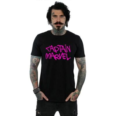 Absolute Cult Marvel Captain Marvel Schwarz T-Shirt Absolute Cult Marvel Captain Marvel Schwarz T-Shirt