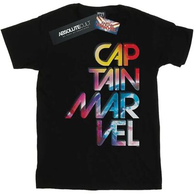 Marvel Slim Fit Schwarzes Captain Marvel T-Shirt - T-Shirt Marvel Slim Fit Schwarzes Captain Marvel T-Shirt - T-Shirt