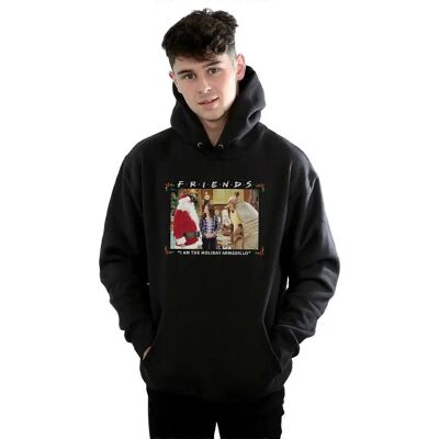 Absolute Cult Freunde Herren Holiday Armadillo Kapuzenpullover Schwarz - Hoodie Absolute Cult Freunde Herren Holiday Armadillo Kapuzenpullover Schwarz - Hoodie