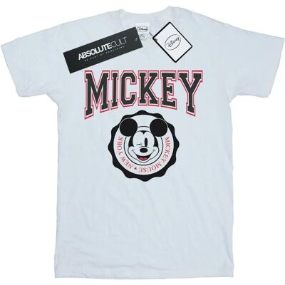 Disney Mickey Mouse Weiß T-Shirt - Casual, Offiziell Disney Mickey Mouse Weiß T-Shirt - Casual, Offiziell