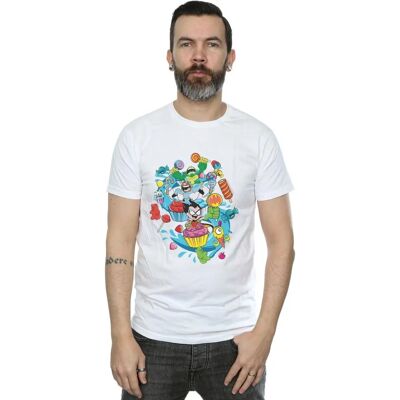 DC Comics Teen Titans Go Candy Mania Weiß XXL T-Shirt DC Comics Teen Titans Go Candy Mania Weiß XXL T-Shirt