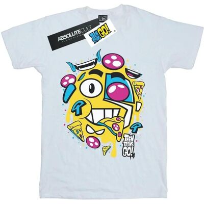 Absolute Cult - Teen Titans Go Pizza Face Boyfriend - Weiß Absolute Cult - Teen Titans Go Pizza Face Boyfriend - Weiß