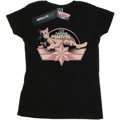 Absolute Cult Marvel Women's Captain Marvel Chillin Goose T-Shirt - T-Shirt Absolute Cult Marvel Women's Captain Marvel Chillin Goose T-Shirt - T-Shirt