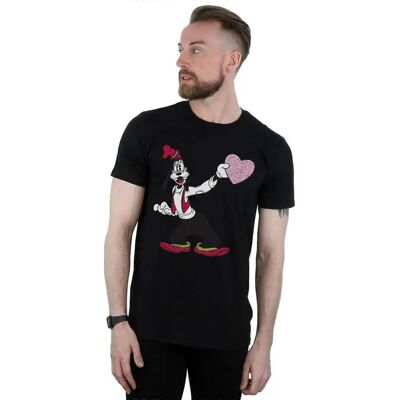 Disney Goofy Love Heart T-Shirt - Herren Schwarz XXX-Large Disney Goofy Love Heart T-Shirt - Herren Schwarz XXX-Large