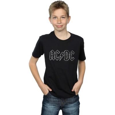 Absolute Cult AC/DC Jongens Ragged Logo T-Shirt - T-Shirt Absolute Cult AC/DC Jongens Ragged Logo T-Shirt - T-Shirt