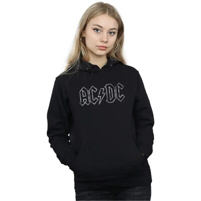 Absolute Cult AC/DC Damen Logo Hoodie - Kapuzenpullover Absolute Cult AC/DC Damen Logo Hoodie - Kapuzenpullover