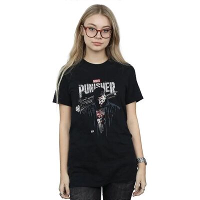 Absolute Cult Marvel Frank Castle Punisher Czarny T-shirt Absolute Cult Marvel Frank Castle Punisher Czarny T-shirt