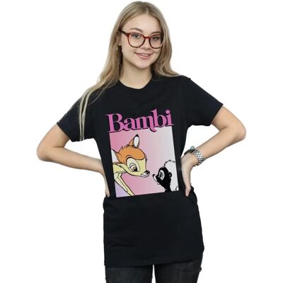 Disney Bambi Miło Cię Poznać Czarna 3XL Koszulka Disney Bambi Miło Cię Poznać Czarna 3XL Koszulka