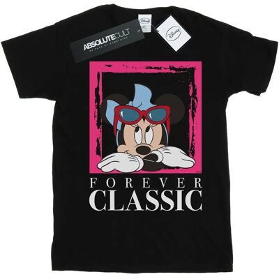 Disney Minnie Mouse Schwarzes Klassisches Boyfriend T-Shirt Disney Minnie Mouse Schwarzes Klassisches Boyfriend T-Shirt