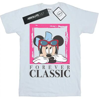 T-Shirt Blanc Disney Minnie Mouse - Coupe Décontractée T-Shirt Blanc Disney Minnie Mouse - Coupe Décontractée