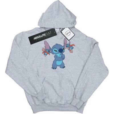 Absolute Cult - Disney Lilo und Stitch Hoodie - Grau - 7-8 Absolute Cult - Disney Lilo und Stitch Hoodie - Grau - 7-8