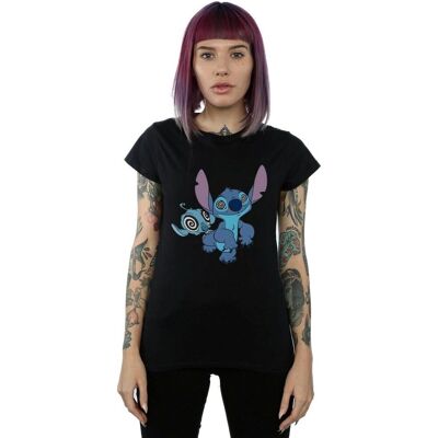 Disney Lilo And Stitch Hypnotized Katoenen T-Shirt - T-Shirt Disney Lilo And Stitch Hypnotized Katoenen T-Shirt - T-Shirt