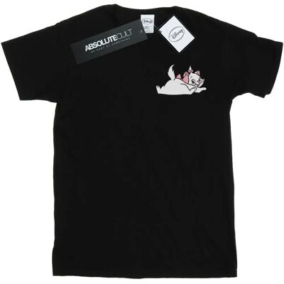 Disney Marie Black T-shirt - Cotton Casual Top Disney Marie Black T-shirt - Cotton Casual Top