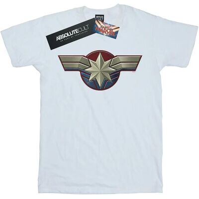 Absolute Cult Marvel Damen Captain Marvel Navy Blau T-Shirt Absolute Cult Marvel Damen Captain Marvel Navy Blau T-Shirt