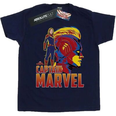 Absolute Cult Marvel Captain Marvel Dunkelblau XXL T-Shirt Absolute Cult Marvel Captain Marvel Dunkelblau XXL T-Shirt