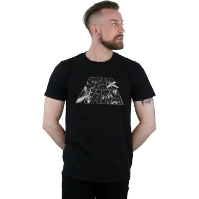 Koszulka z logo Star Wars dla mężczyzn - T-Shirt Koszulka z logo Star Wars dla mężczyzn - T-Shirt
