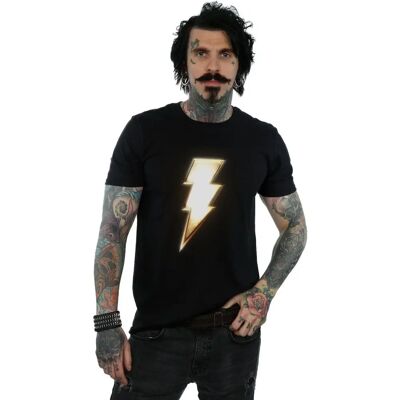 Absolute Cult DC Comics Shazam Bolt Logo T-Shirt - Men’s Black 4X-Large Absolute Cult DC Comics Shazam Bolt Logo T-Shirt - Men’s Black 4X-Large
