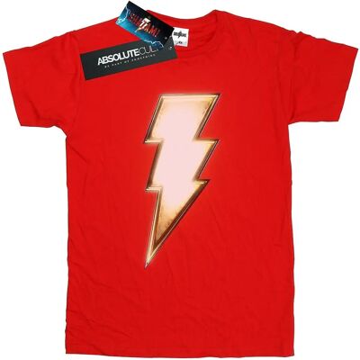 Absolute Cult DC Comics Shazam Bolt Logo Red T-Shirt Absolute Cult DC Comics Shazam Bolt Logo Red T-Shirt