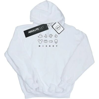 Absolute Cult Mickey Mouse Hoodie - Sport Grau - Hoodies Absolute Cult Mickey Mouse Hoodie - Sport Grau - Hoodies