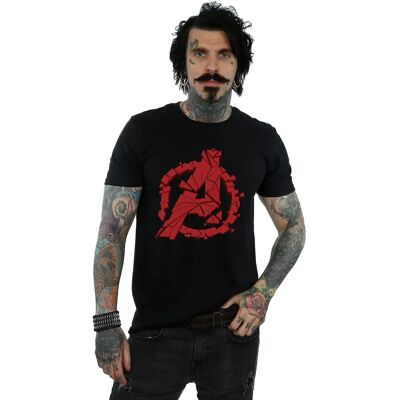Absolute Cult Marvel Maglietta Uomo Avengers Endgame Logo Frantumato - T-shirt Absolute Cult Marvel Maglietta Uomo Avengers Endgame Logo Frantumato - T-shirt