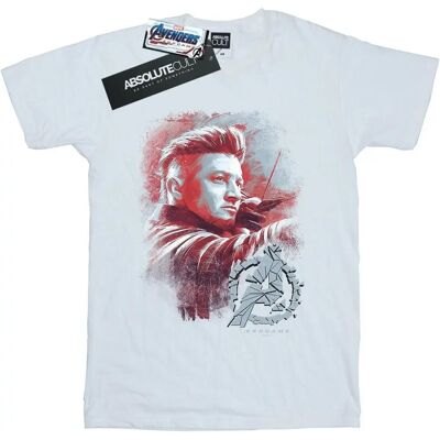 Absolute Cult Marvel Uomini Avengers Endgame Hawkeye T-Shirt Spazzolato Bianco - T-Shirt Absolute Cult Marvel Uomini Avengers Endgame Hawkeye T-Shirt Spazzolato Bianco - T-Shirt