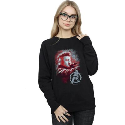 Absolute Cult Marvel Hawkeye Schwarzes Sweatshirt - Damen Avengers Endgame Absolute Cult Marvel Hawkeye Schwarzes Sweatshirt - Damen Avengers Endgame