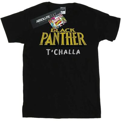Absolute Cult Marvel T'Challa Schwarzer Panther T-Shirt - Herren XL Absolute Cult Marvel T'Challa Schwarzer Panther T-Shirt - Herren XL