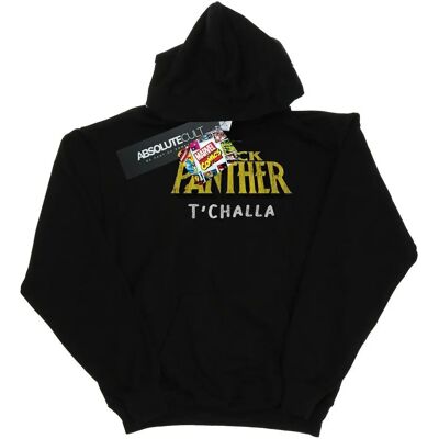 Absolute Cult Schwarzer Panther Hoodie - Schwere Baumwolle - Männer Large Absolute Cult Schwarzer Panther Hoodie - Schwere Baumwolle - Männer Large