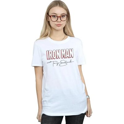 Marvel Iron Man Boyfriend T-Shirt - Komfortabel Marvel Iron Man Boyfriend T-Shirt - Komfortabel