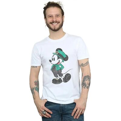 Absolute Cult Disney Mickey Mouse St Patrick Kostüm T-Shirt - Weiß - T-Shirt Absolute Cult Disney Mickey Mouse St Patrick Kostüm T-Shirt - Weiß - T-Shirt