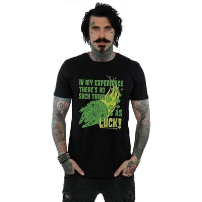 Absolute Cult Star Wars Millennium Falcon Shamrock Glück T-Shirt - T-Shirt Absolute Cult Star Wars Millennium Falcon Shamrock Glück T-Shirt - T-Shirt