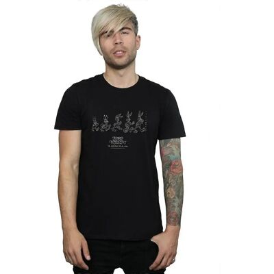 Absolute Cult Looney Tunes Bugs Bunny Evolution T-Shirt - Herren Schwarz XXXX-Groß Absolute Cult Looney Tunes Bugs Bunny Evolution T-Shirt - Herren Schwarz XXXX-Groß